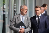 French President Macron on state visit to Monaco