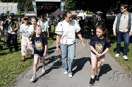 Princess Ingrid Alexandra visits Minioya Children's Festival in Oslo