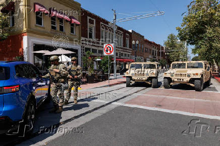 California National Guard deployed in California