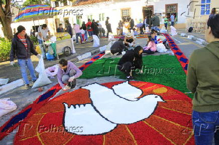 Celebração de Corpus Christi em Santana de Parnaíba