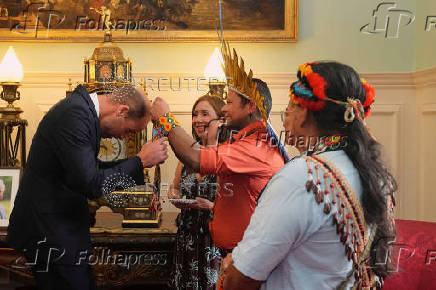 Prince William attends high-level roundtable at St James's Palace, in London