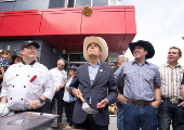 At the Calgary Stampede in Calgary