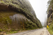 Névoa na Rodovia SC-370 em Urubici