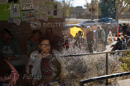 Food pantry is busy, weeks into the continuing U.S. government shutdown, in Fountain