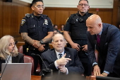 Harvey Weinstein appears in Manhattan Criminal Court, in New York