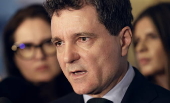 Runoff candidate Nicusor Dan attends Romanian Business Leaders summit