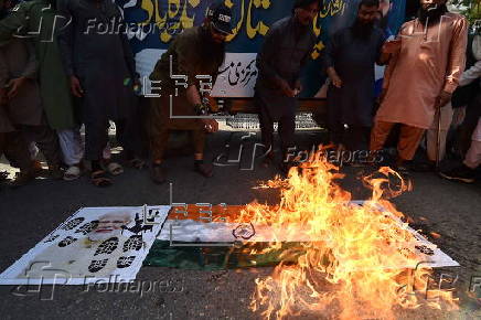 PMML party protest following India's missile strikes in Pakistan