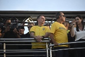 Bolsonaro ato pela anistia em Brasília
