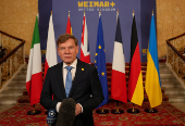 Britain hosts talks on Ukraine and European security