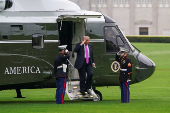 U.S. President Donald Trump delivers the commencement address at West Point Military Academy, NY