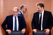 German cabinet meeting at the Chancellery in Berlin