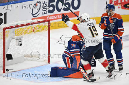 NHL: Stanley Cup Final-Florida Panthers at Edmonton Oilers