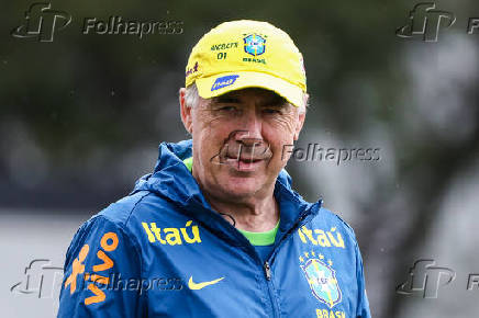 Segundo dia de treino da Seleção Brasileira no CT Joaquim Grava