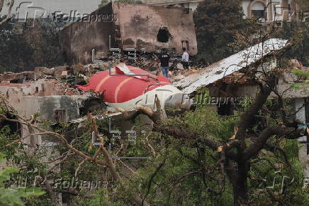 Air India plane with over 240 on board crashes after take-off in Ahmedabad