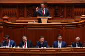 Debate on the new elected government program, at the parliament in Lisbon
