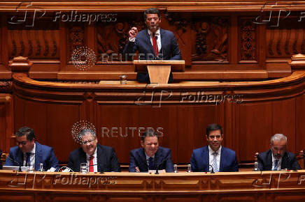 Debate on the new elected government program, at the parliament in Lisbon