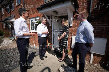 Prime Minister Keir Starmer makes home energy-related visit In Staffordshire
