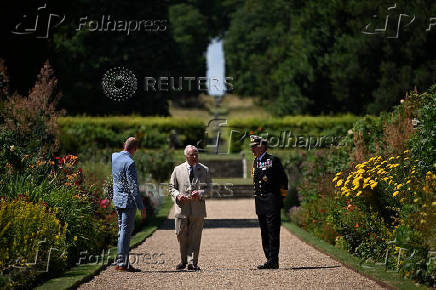 Britain's King Charles visits Walmer Castle