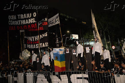 Protesto Torcida do Corinthians