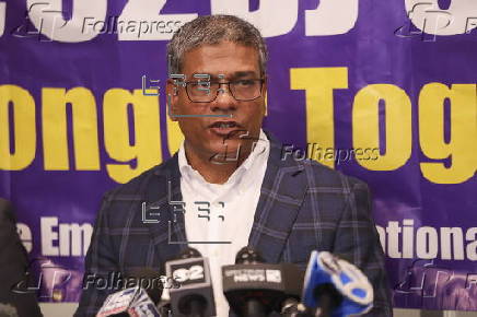 New York mayor candidate Mamdani honors victims of mass shooting during press conference