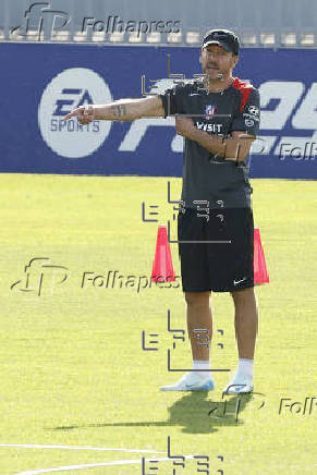 Entrenamiento del Atlético de Madrid