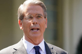 Federal Reserve Bank of Richmond President Thomas Barkin speaks at the White House