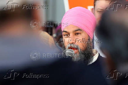 New Democratic Party (NDP) leader Jagmeet Singh visits Winnipeg