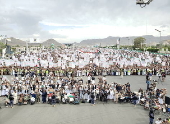 Houthi supporters protest against the US in Sana'a
