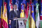 El rey de España participa en el Congreso Mundial del Derecho, en Santo Domingo