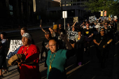 Protest to stop the sale of Oak Flat, land considered sacred by the Apache, to Resolution Copper in Phoenix, Arizona
