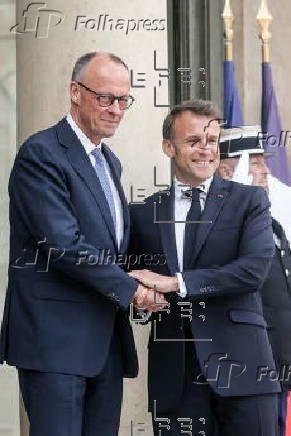 New German Chancellor Merz visits Paris