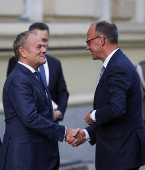 German Chancellor Merz visits Poland