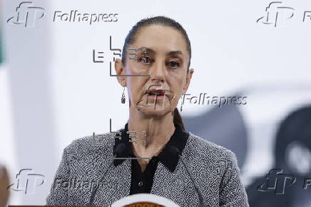 Rueda de prensa diaria de Claudia Sheinbaum en México