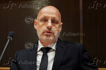 Stephane Bianchi, LVMH Group Managing Director, attends a hearing at the National Assembly, in Paris