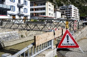 Precautionary measures in the Swiss Valais canton after glacier collapse
