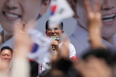 Presidential candidates attend their election campaign rallies