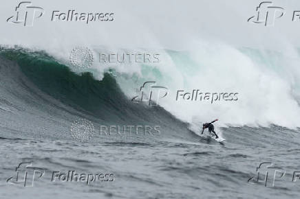 Big wave surfing in Cape Town, South Africa