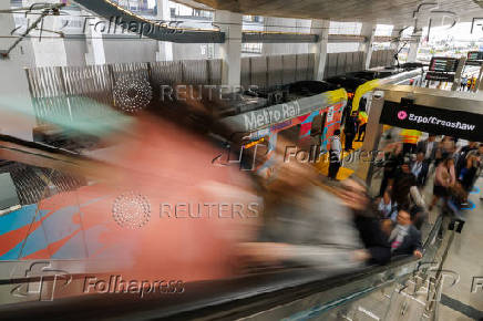 Los Angeles celebrates the opening of the LAX/Metro Transit Center Station