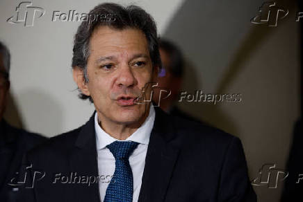 O ministro da Fazenda, Fernando Haddad