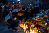 Vigil for Democratic state assemblywoman Melissa Hortman and her husband Mark