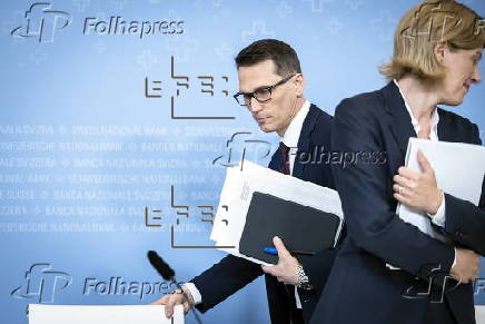 Swiss National Bank (SNB) press briefing in Zurich