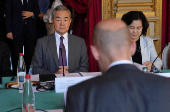 French Foreign Minister Barrot meets with Chinese counterpart Wang Yi