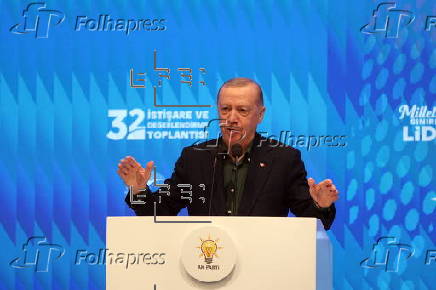 Turkish President Erdogan attends Consultation and Evaluation Meeting