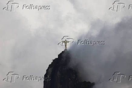 Dia nublado na cidade do Rio de Janeiro.
