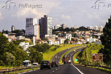 Rodovia Marechal Rondon, em Botucatu (SP)