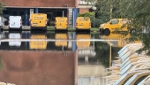 Estacionamento da sede de distribuição central dos Correios