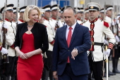 Slovenia's Parliament Speaker Urska Klakocar Zupancic visits North Macedonia