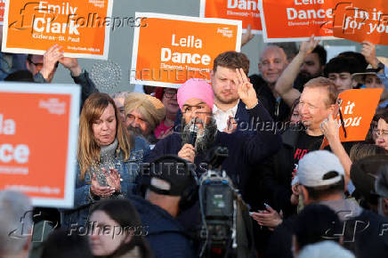New Democratic Party (NDP) leader Jagmeet Singh visits Winnipeg