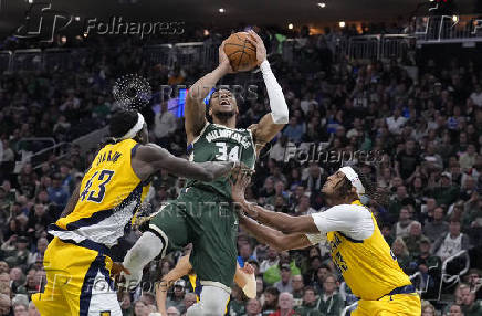NBA: Playoffs-Indiana Pacers at Milwaukee Bucks