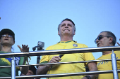 Bolsonaro ato pela anistia em Brasília